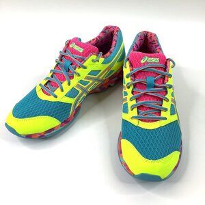 Asics Gel-Frantic 7 Women's Size 11 Running Shoes Neon Multicolor T3A6Q